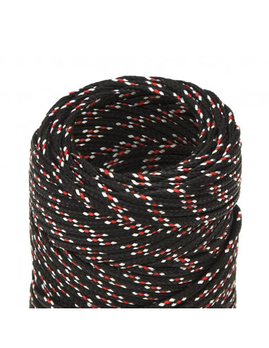 Corda Nautica Nera 2 mm 500 m in Polipropilene