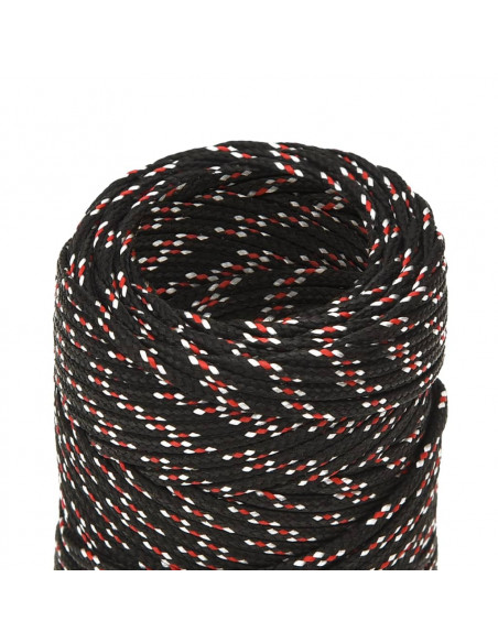 Corda Nautica Nera 2 mm 500 m in Polipropilene