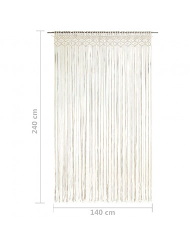 Tenda Macramè 140x240 cm in Cotone