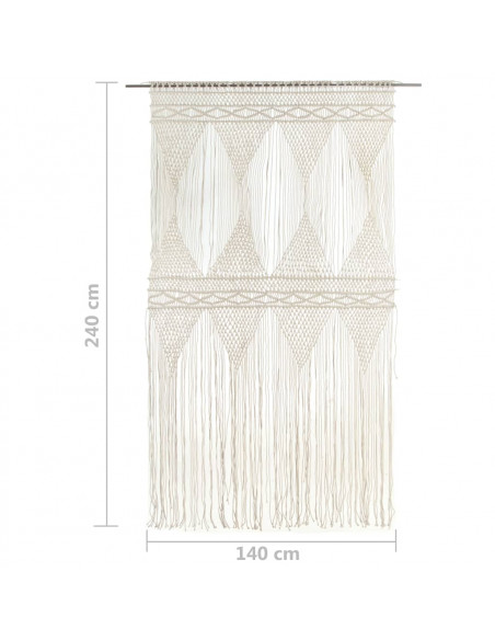 Tenda Macramè 140x240 cm in Cotone