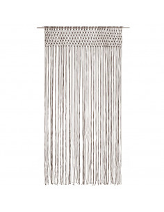 Tenda Macramè Grigio Talpa 140x240 cm in Cotone 2