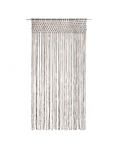 Tenda Macramè Grigio Talpa 140x240 cm in Cotone