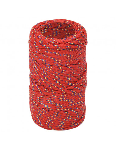 Corda Nautica Rossa 2 mm 250 m in Polipropilene