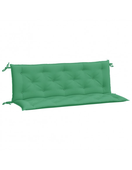 Cuscini per Panca 2 pz Verdi 150x50x7 cm in Tessuto Oxford