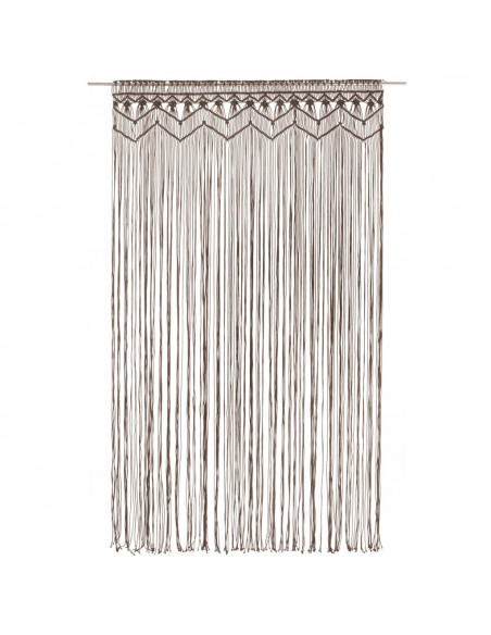 Tenda Macramè Grigio Talpa 140x240 cm in Cotone