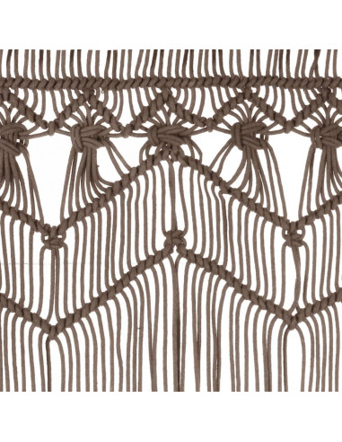 Tenda Macramè Grigio Talpa 140x240 cm in Cotone