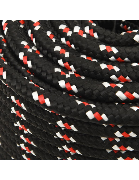 Corda Nautica Nera 12 mm 100 m in Polipropilene