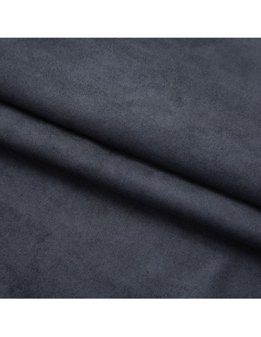 Tende Oscuranti con Ganci 2 pz Antracite 140x245 cm