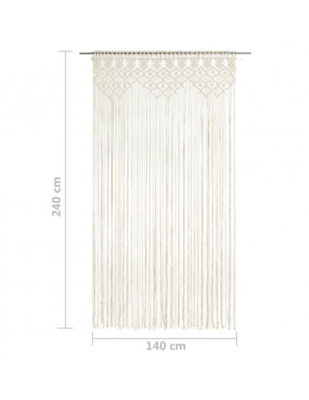 Tenda Macramè 140x240 cm in Cotone