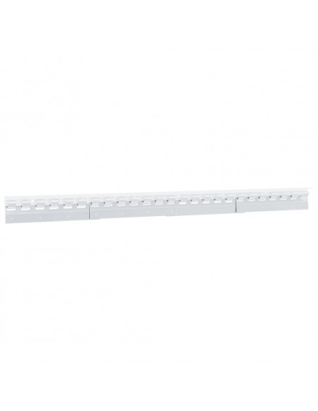 Piastre di Collegamento 4 pz Argento 28 cm Acciaio Inossidabile