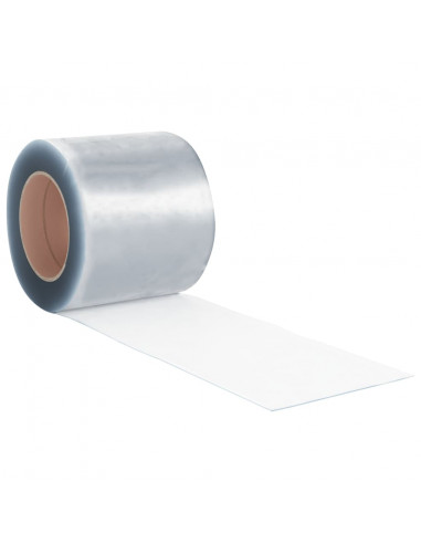 Tenda per Porte Trasparente 200 mm x 1,6 mm 50 m in PVC