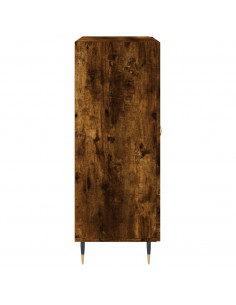 Credenza Rovere Fumo 69,5x34x90 cm in Legno Multistrato 2