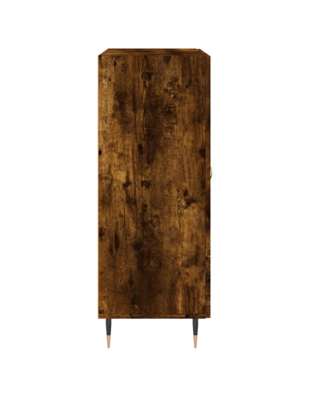 Credenza Rovere Fumo 69,5x34x90 cm in Legno Multistrato