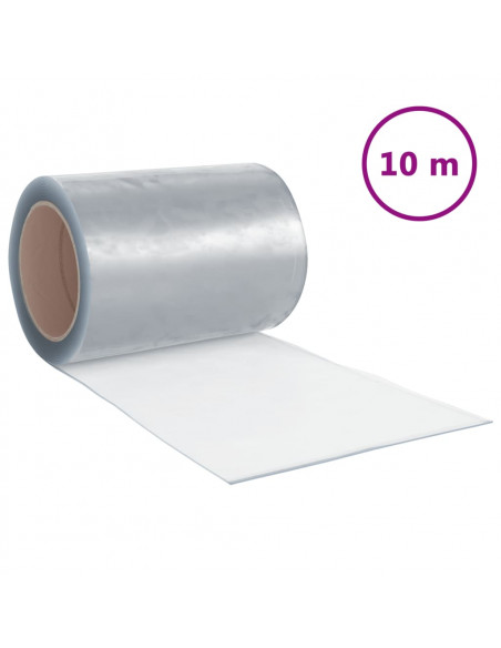 Tenda per Porte Trasparente 300 mm x 2,6 mm 10 m in PVC
