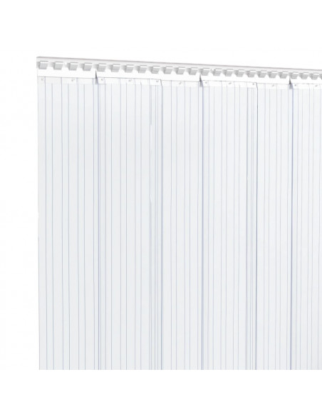 Tenda per Porte Trasparente 200 mm x 1,6 mm 10 m in PVC