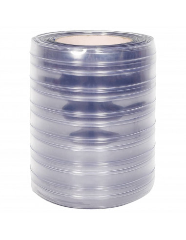 Tenda per Porte Trasparente 300 mm x 2,6 mm 10 m in PVC
