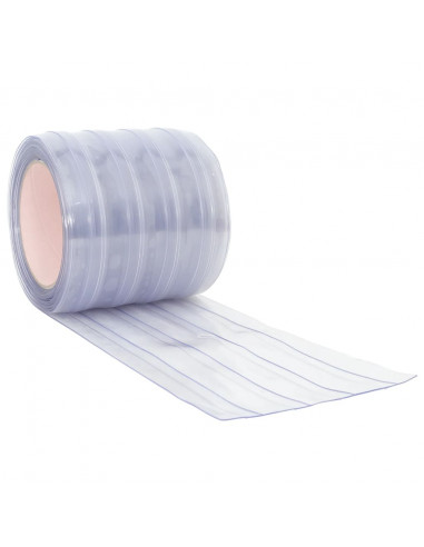 Tenda per Porte Trasparente 200 mm x 1,6 mm 50 m in PVC