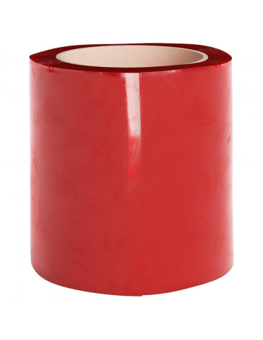 Tenda per Porte Rossa 200 mm x 1,6 mm 10 m in PVC