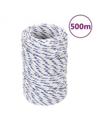 Corda Nautica Bianca 2 mm 500 m in Polipropilene
