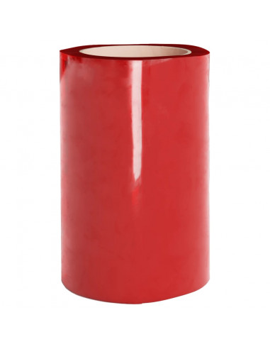 Tenda per Porte Rossa 300 mm x 2,6 mm 10 m in PVC