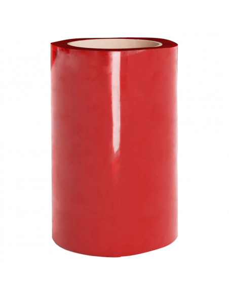 Tenda per Porte Rossa 300 mm x 2,6 mm 10 m in PVC