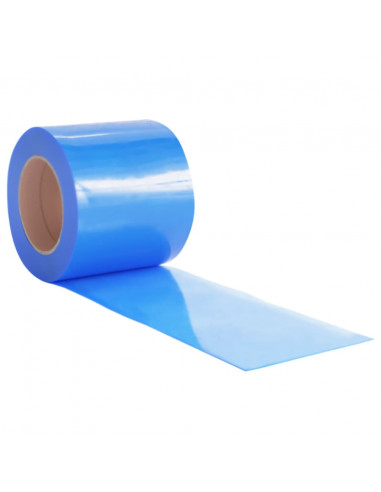Tenda per Porte Blu 200 mm x 1,6 mm 25 m in PVC