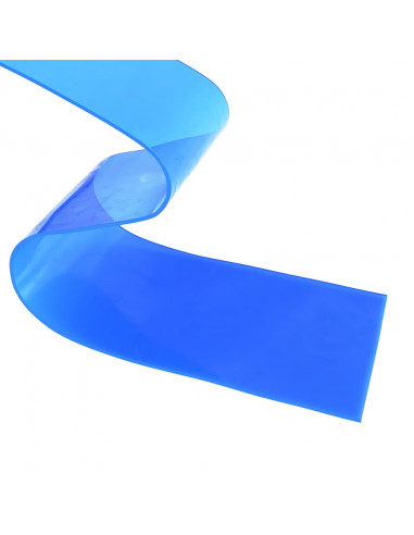 Tenda per Porte Blu 200 mm x 1,6 mm 10 m in PVC