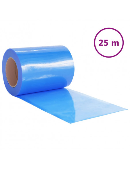 Tenda per Porte Blu 300 mm x 2,6 mm 25 m in PVC