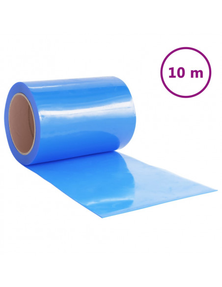 Tenda per Porte Blu 300 mm x 2,6 mm 10 m in PVC