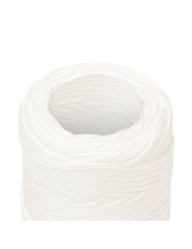 Corda Nautica Completamente Bianca 2 mm 500 m in Polipropilene