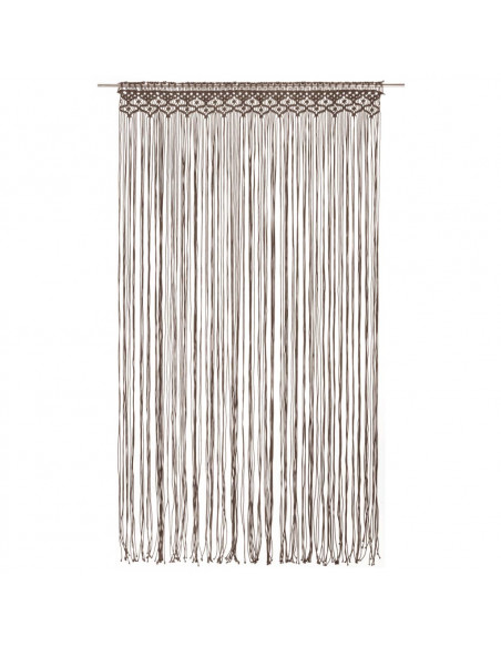 Tenda Macramè Grigio Talpa 140x240 cm in Cotone