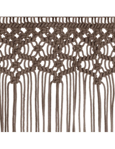 Tenda Macramè Grigio Talpa 140x240 cm in Cotone