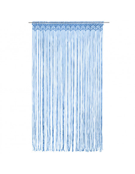 Tenda Macramè Blu 140x240 cm in Cotone