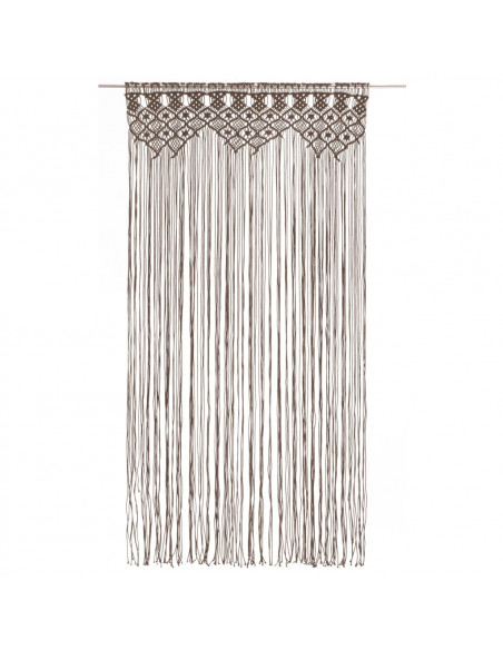 Tenda Macramè Grigio Talpa 140x240 cm in Cotone