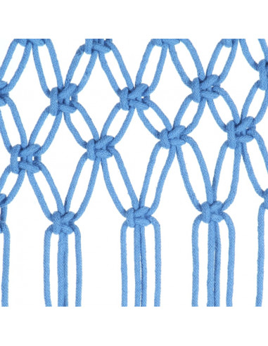 Tenda Macramè Blu 140x240 cm in Cotone