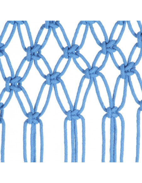 Tenda Macramè Blu 140x240 cm in Cotone