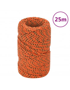 Corda Nautica Arancione 2 mm 25 m in Polipropilene 2