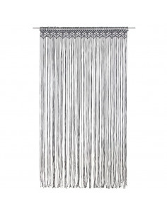 Tenda Macramè Antracite 140x240 cm in Cotone 2