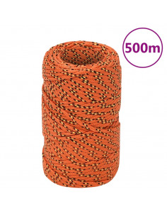 Corda Nautica Arancione 2 mm 500 m in Polipropilene 2