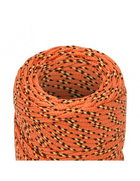 Corda Nautica Arancione 2 mm 500 m in Polipropilene