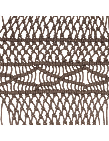 Tenda Macramè Grigio Talpa 140x240 cm in Cotone