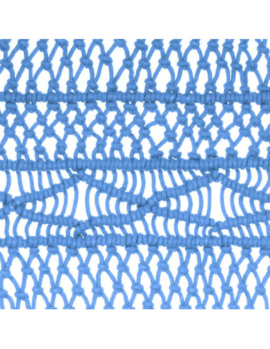 Tenda Macramè Blu 140x240 cm in Cotone