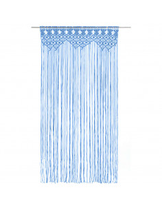 Tenda Macramè Blu 140x240 cm in Cotone 2