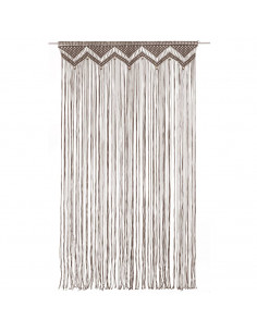 Tenda Macramè Grigio Talpa 140x240 cm in Cotone 2