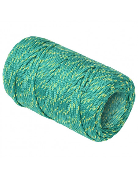 Corda Nautica Verde 2 mm 25 m in Polipropilene