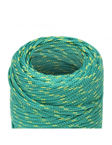 Corda Nautica Verde 2 mm 25 m in Polipropilene