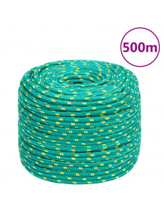 Corda Nautica Verde 10 mm 500 m in Polipropilene 2