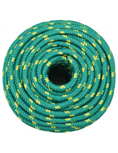 Corda Nautica Verde 14 mm 250 m in Polipropilene