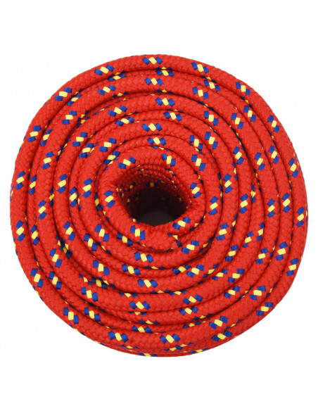Corda Nautica Rossa 12 mm 100 m in Polipropilene