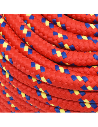 Corda Nautica Rossa 12 mm 100 m in Polipropilene